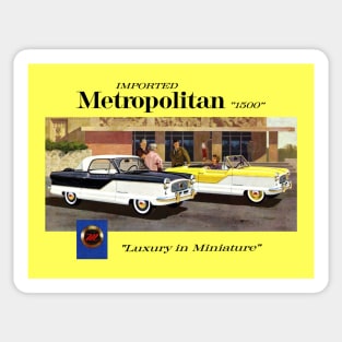 NASH METROPOLITAN - advert Sticker